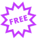 Purple star icon with 'Free' text