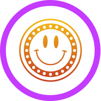 smile coin icon