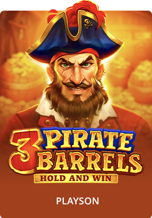 3 Pirate Barrels