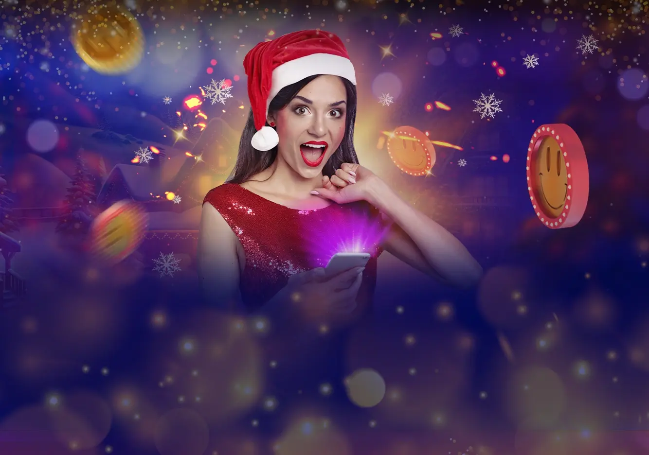 Big winning while playing Social Casino Games on mobile banner image